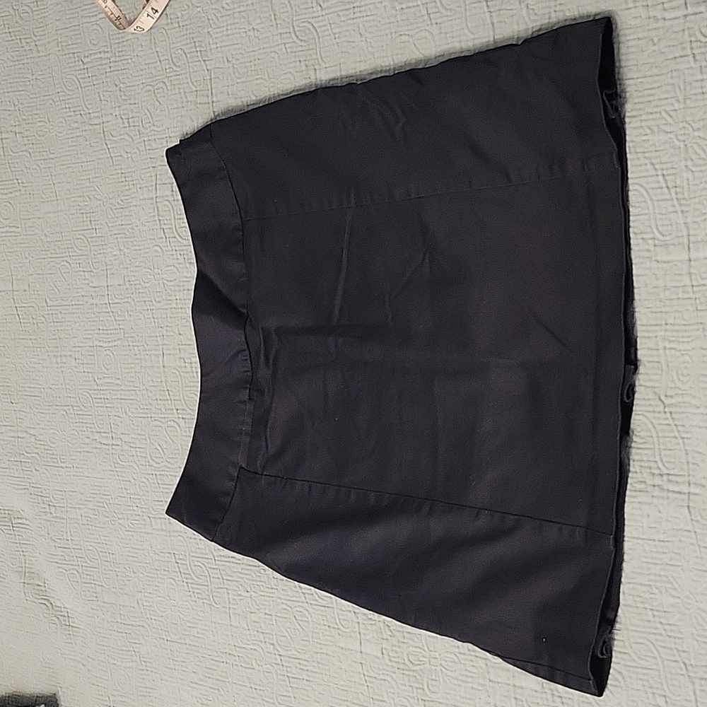 Adidas Women's Golf Skort Black Size 4 Side Zipped
